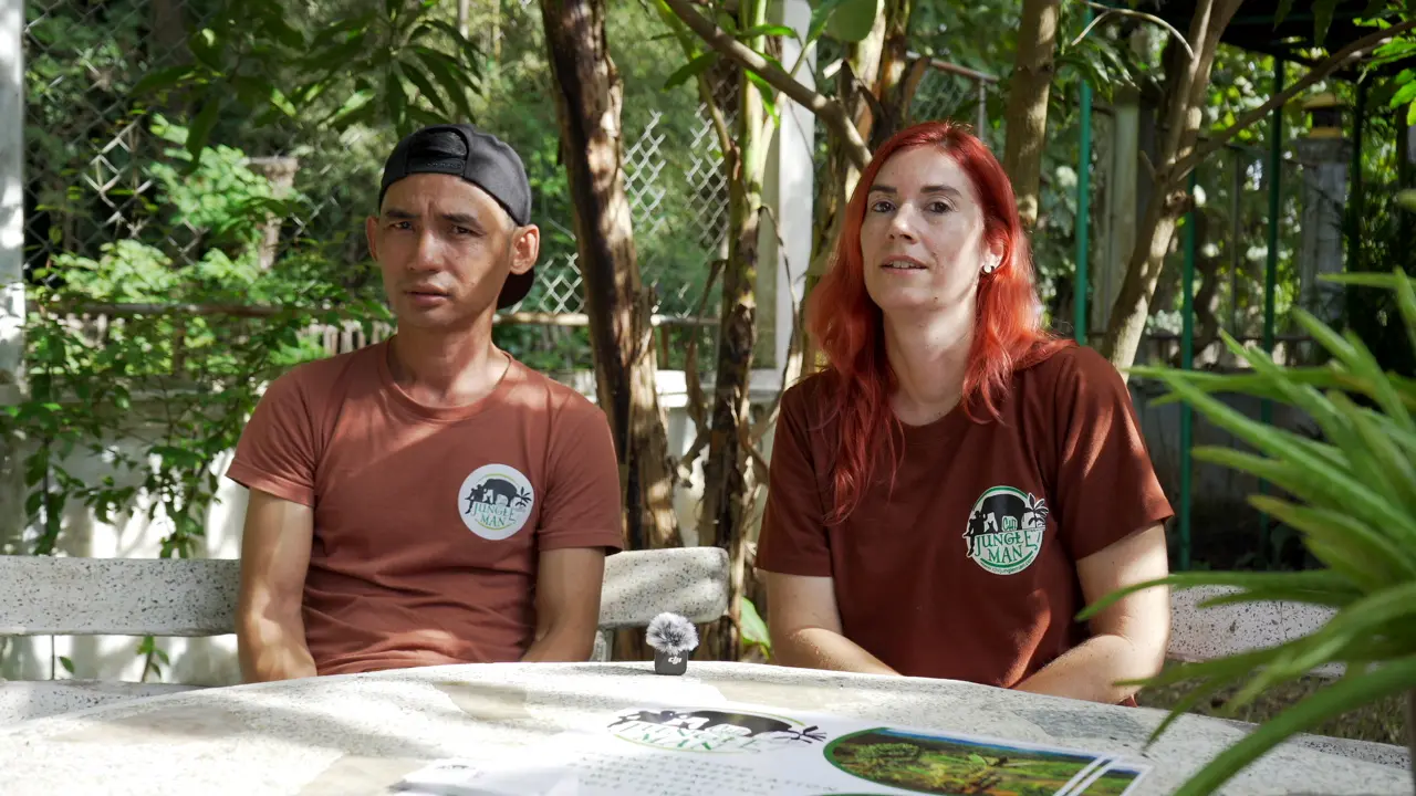 Chi et Marie-Anne de Chi Jungle Man
