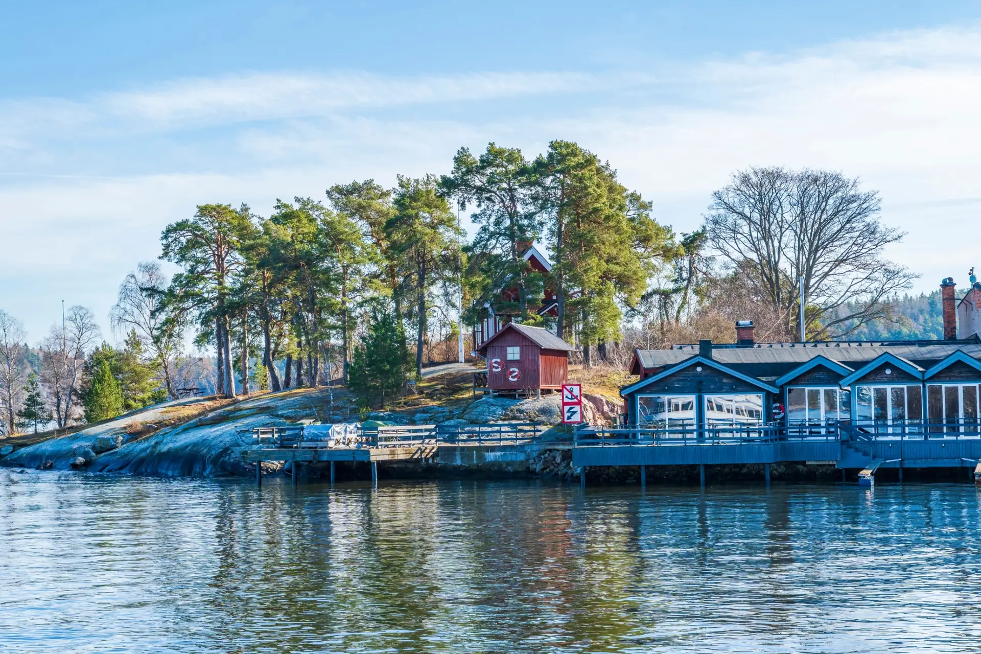 Fjäderholmarna île de Stockholm