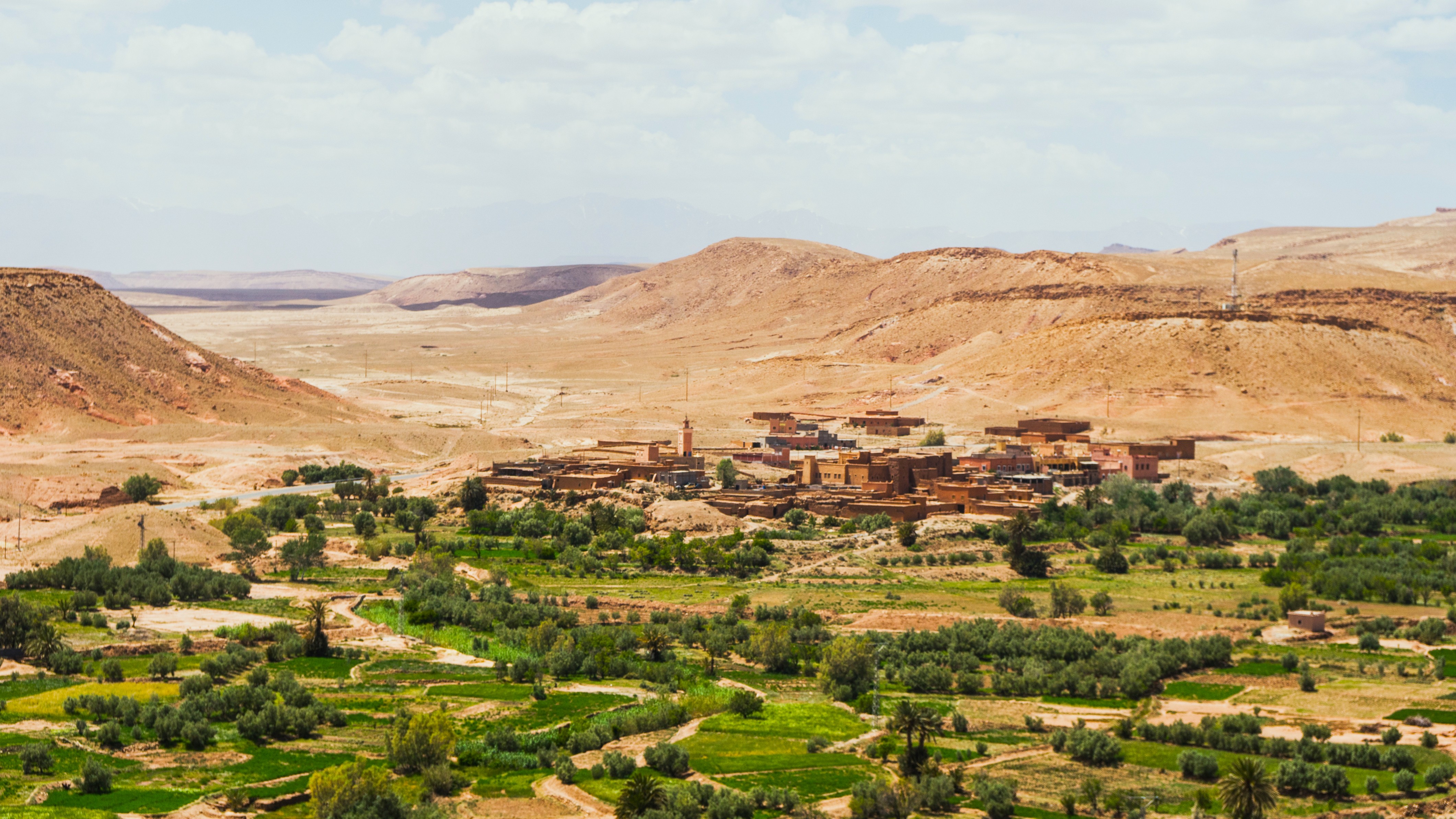 Paesaggio della regione Valli del Sud in Marocco