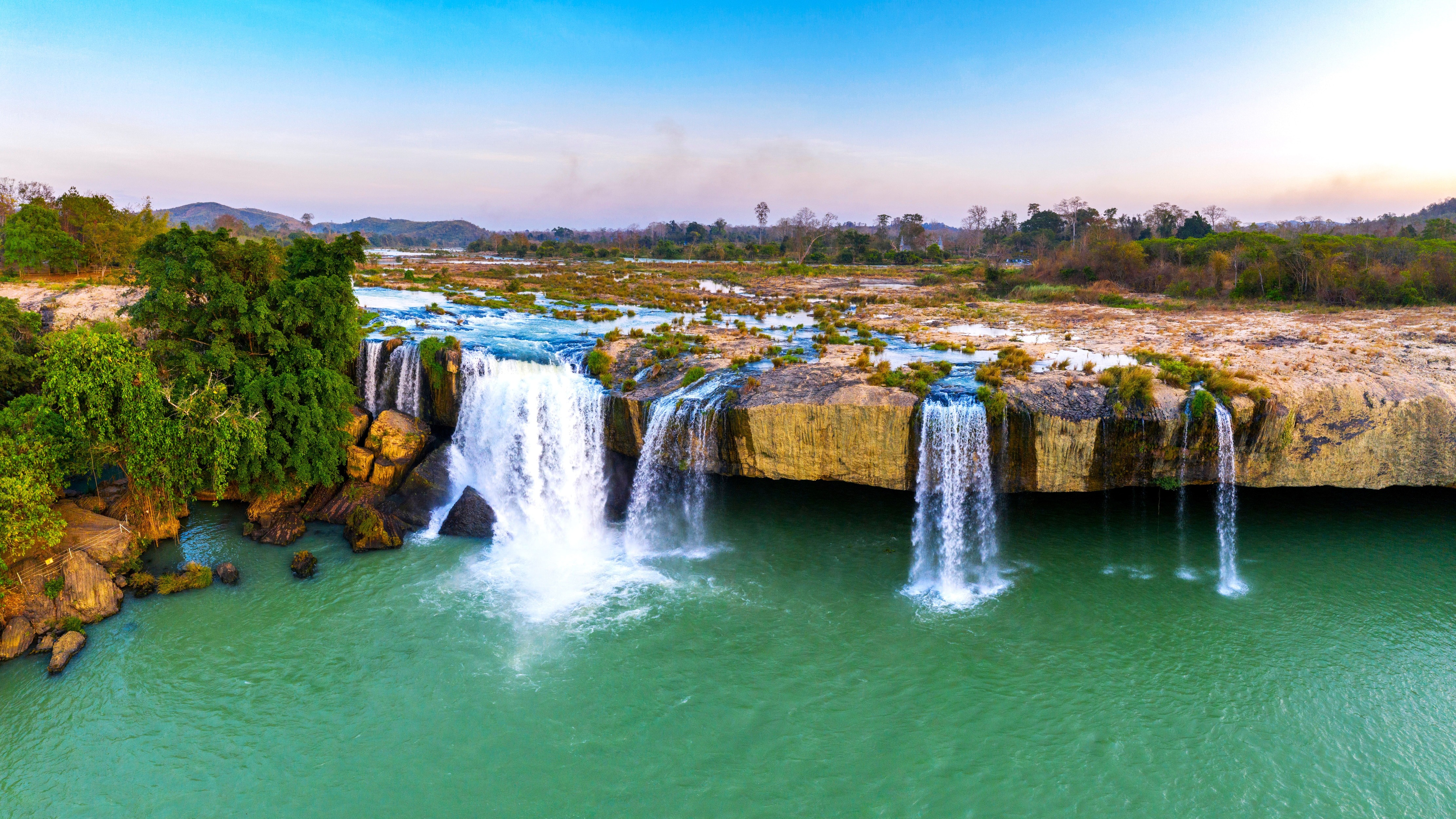 Paysage de la région Hauts plateaux du centre en Vietnam