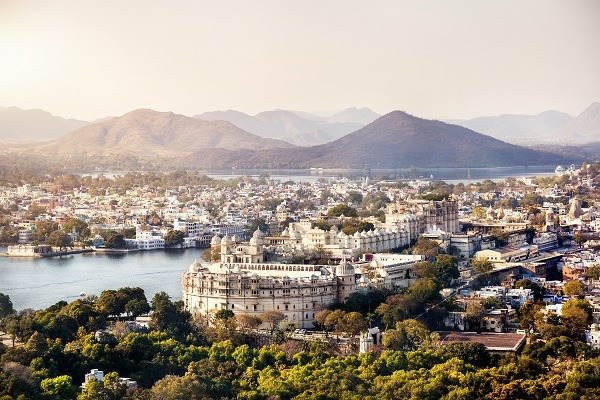 La ville de Udaipur