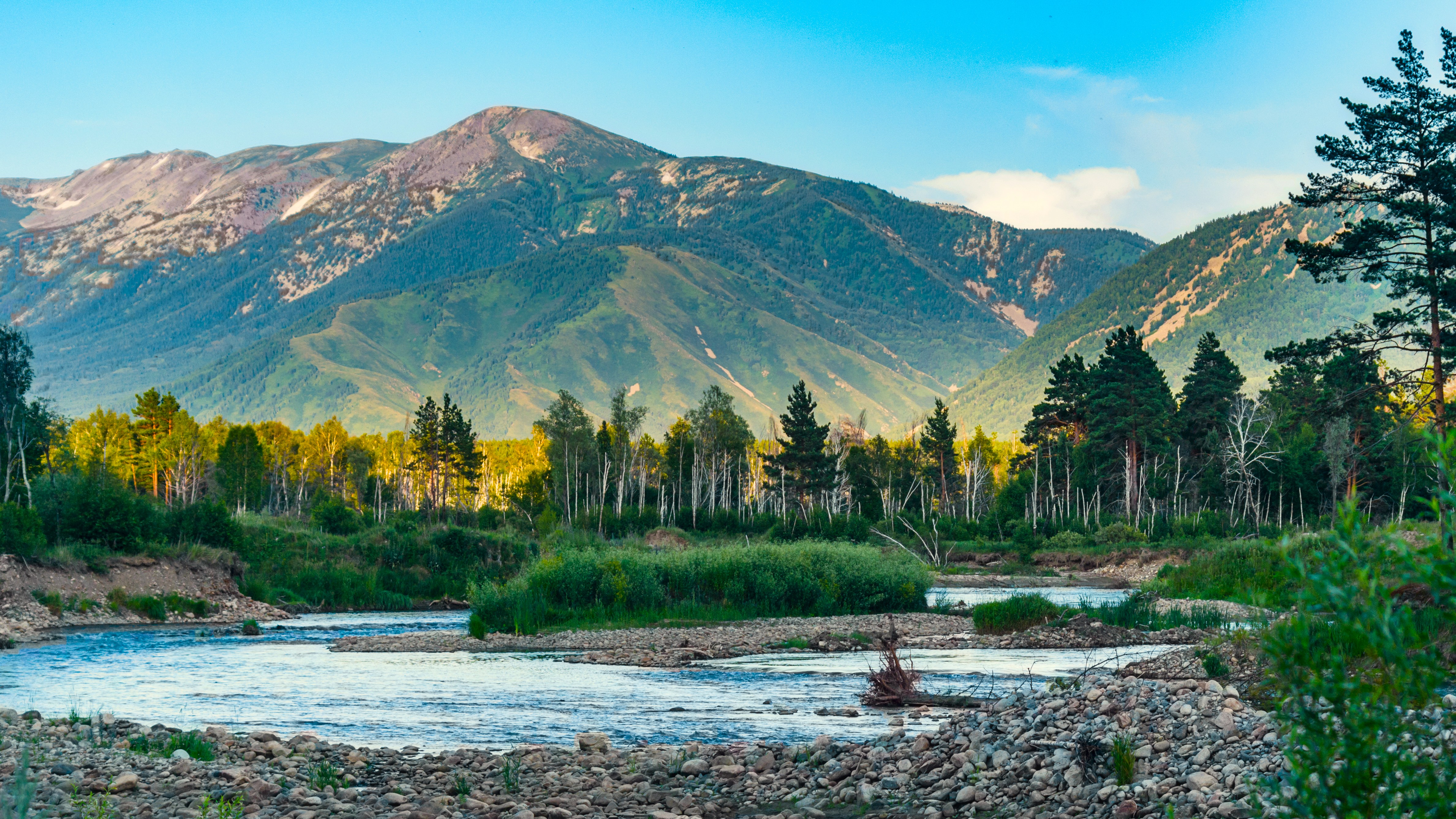 Paysage de la région Altaï kazakh en Kazakhstan
