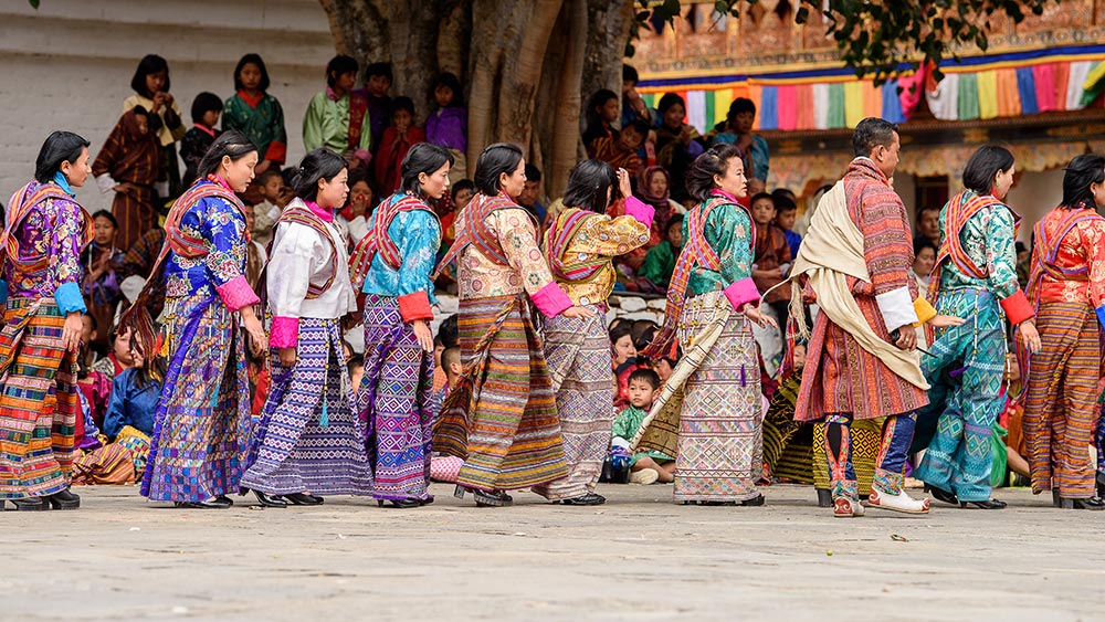 Les vêtements traditionnels du Bhoutan