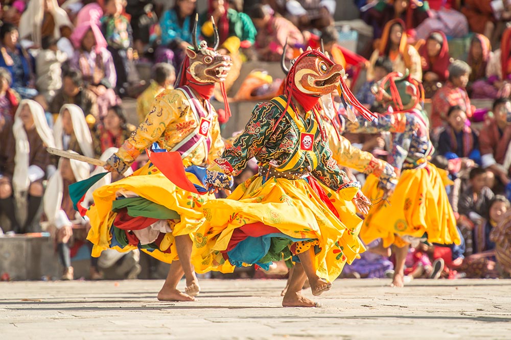 Le festival de Tsechu