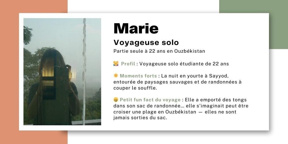 Voyager seule en Ouzbékistan à 22 ans, le témoignage de Marie
