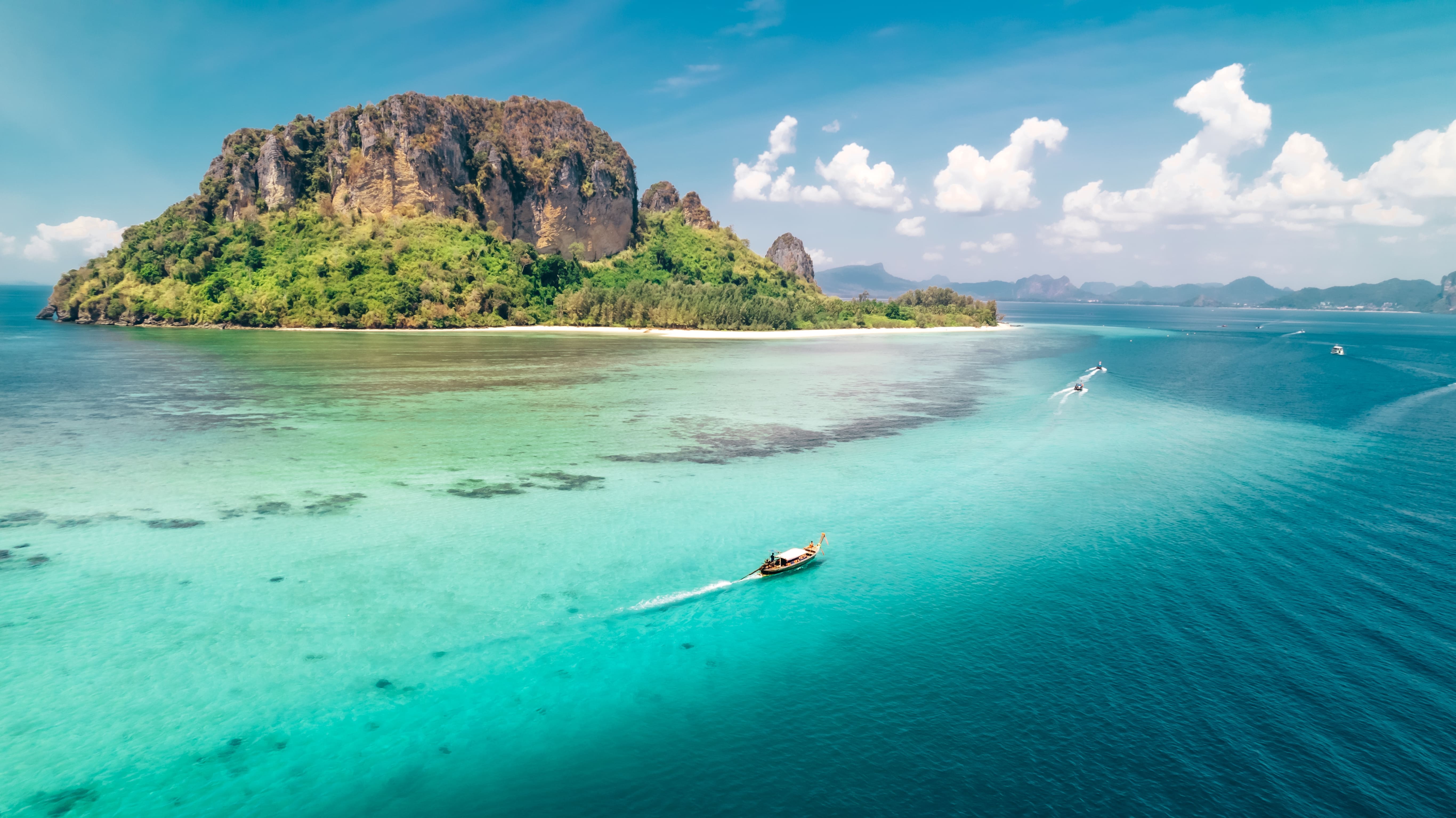 Paysage de la région Côte d'Andaman en Thaïlande