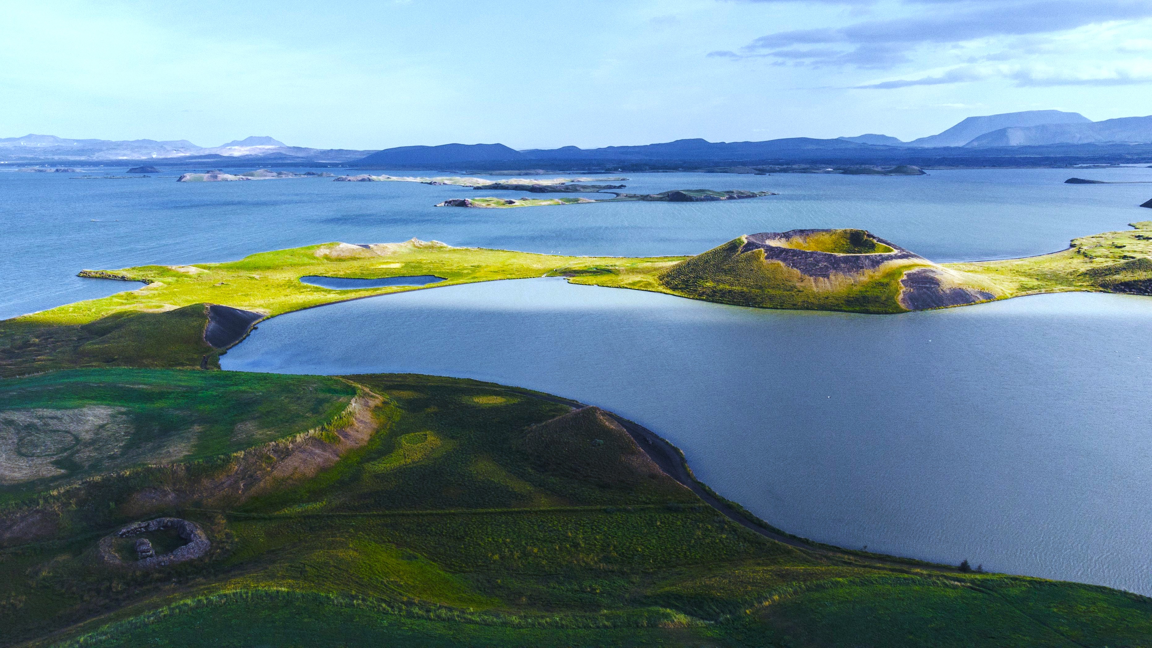 Nord e lago Mývatn