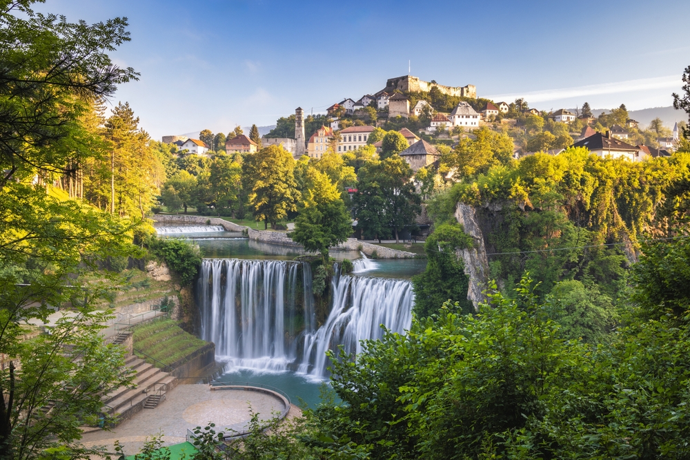 Landscape of the Central Bosnia region in Bosnia & Herzegovina