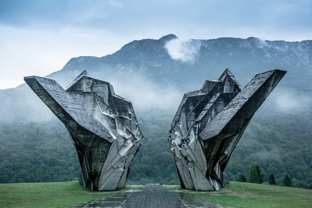 Landscape of the East Bosnian and Sutjeska region in Bosnia & Herzegovina