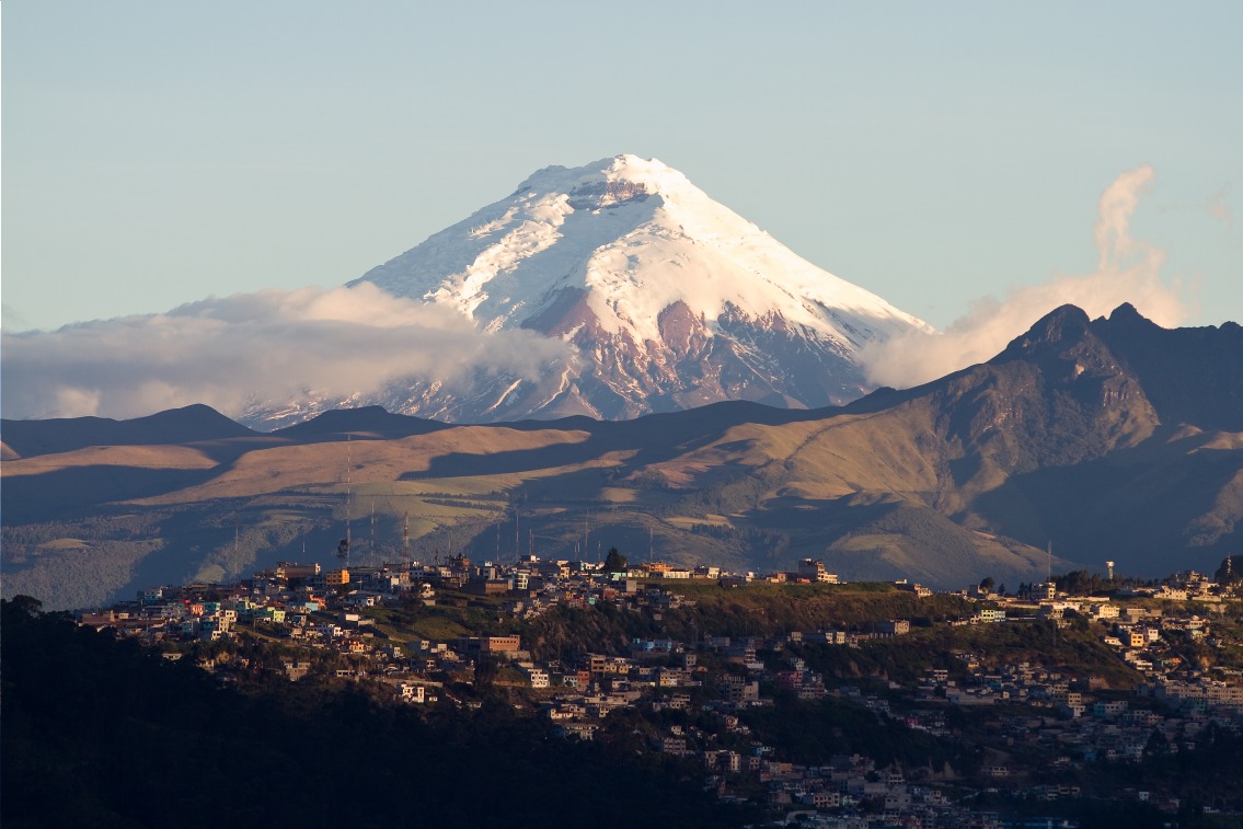 Trail sur Les Volcans des Andes