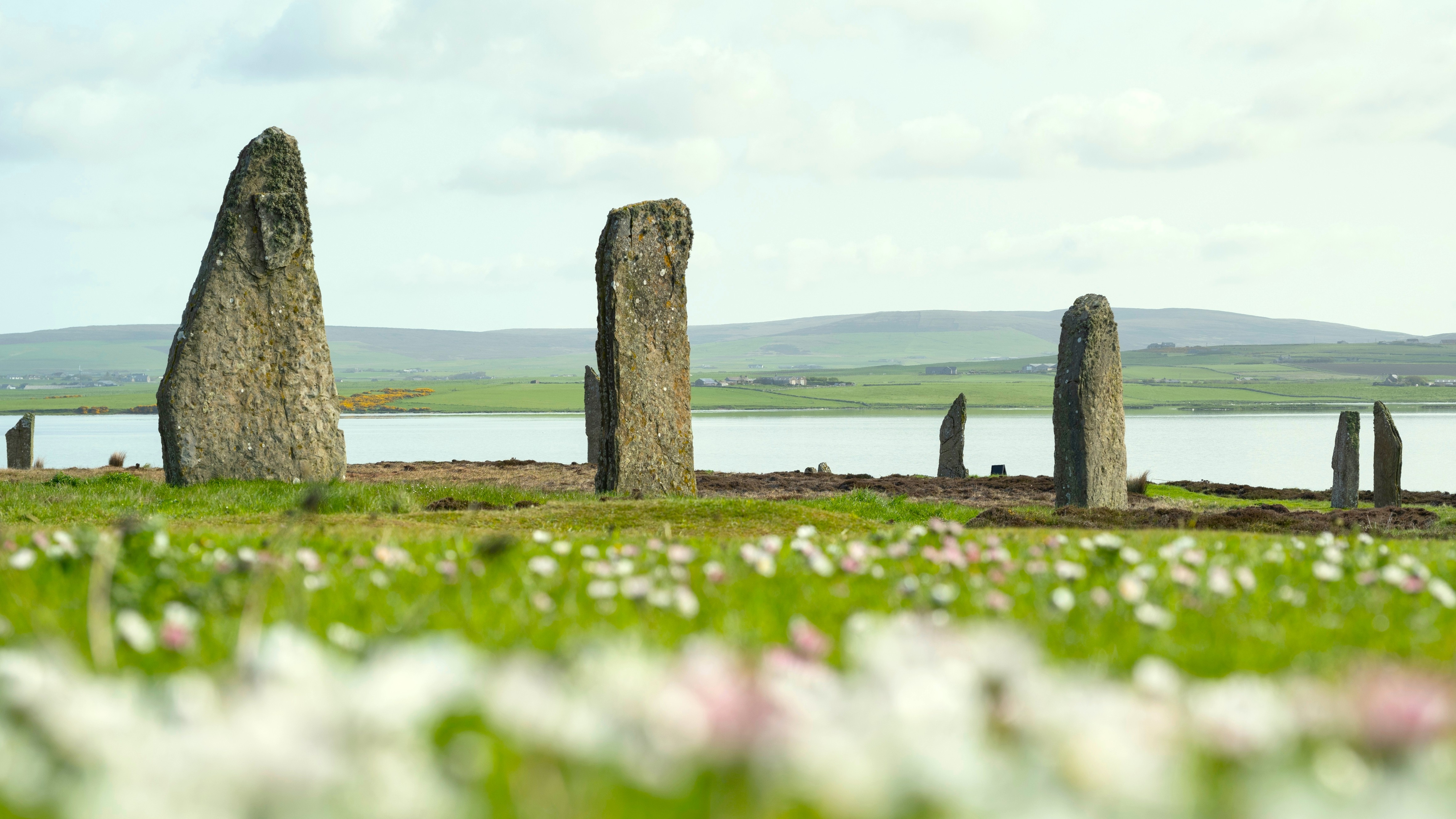 Paysage de la région Orcades et Shetland en Écosse