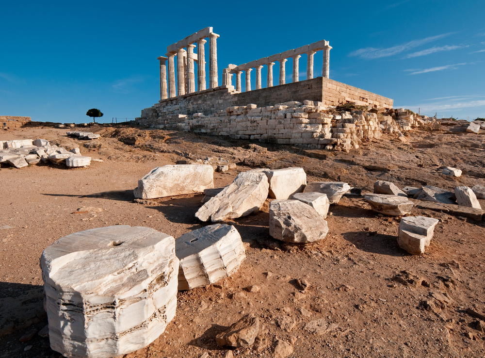 Landscape of the Attica and Athens region in Greece