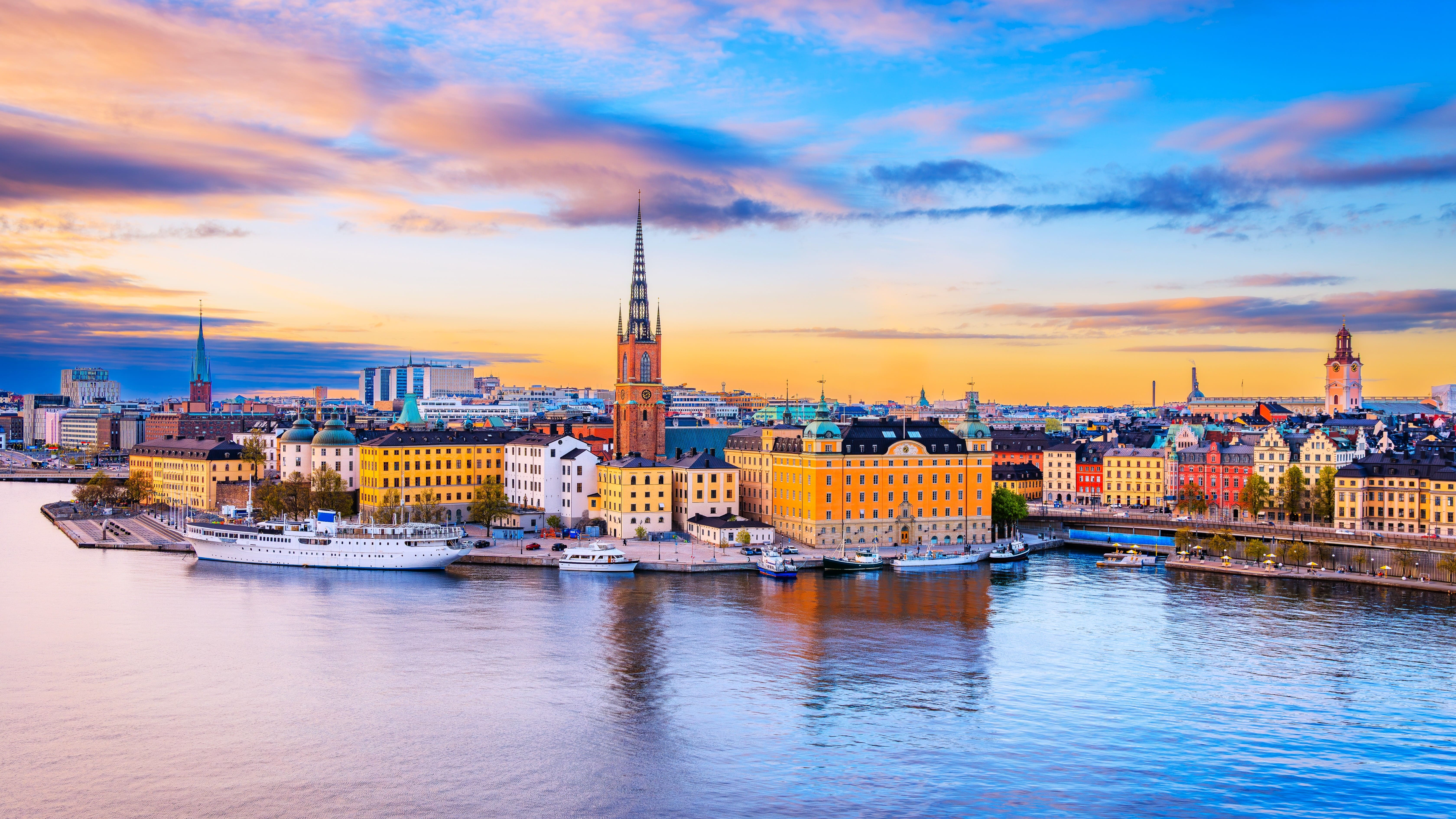 Paysage de la région Stockholm et archipel en Suède