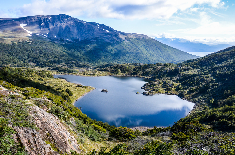 Landschaft der Region Region der Seen in Patagonie