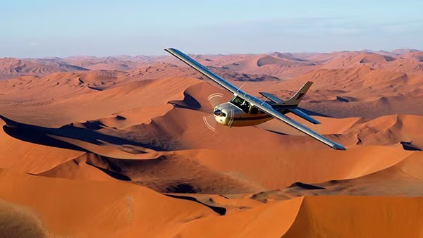 Namibia from the sky (fly-in) — Comfort