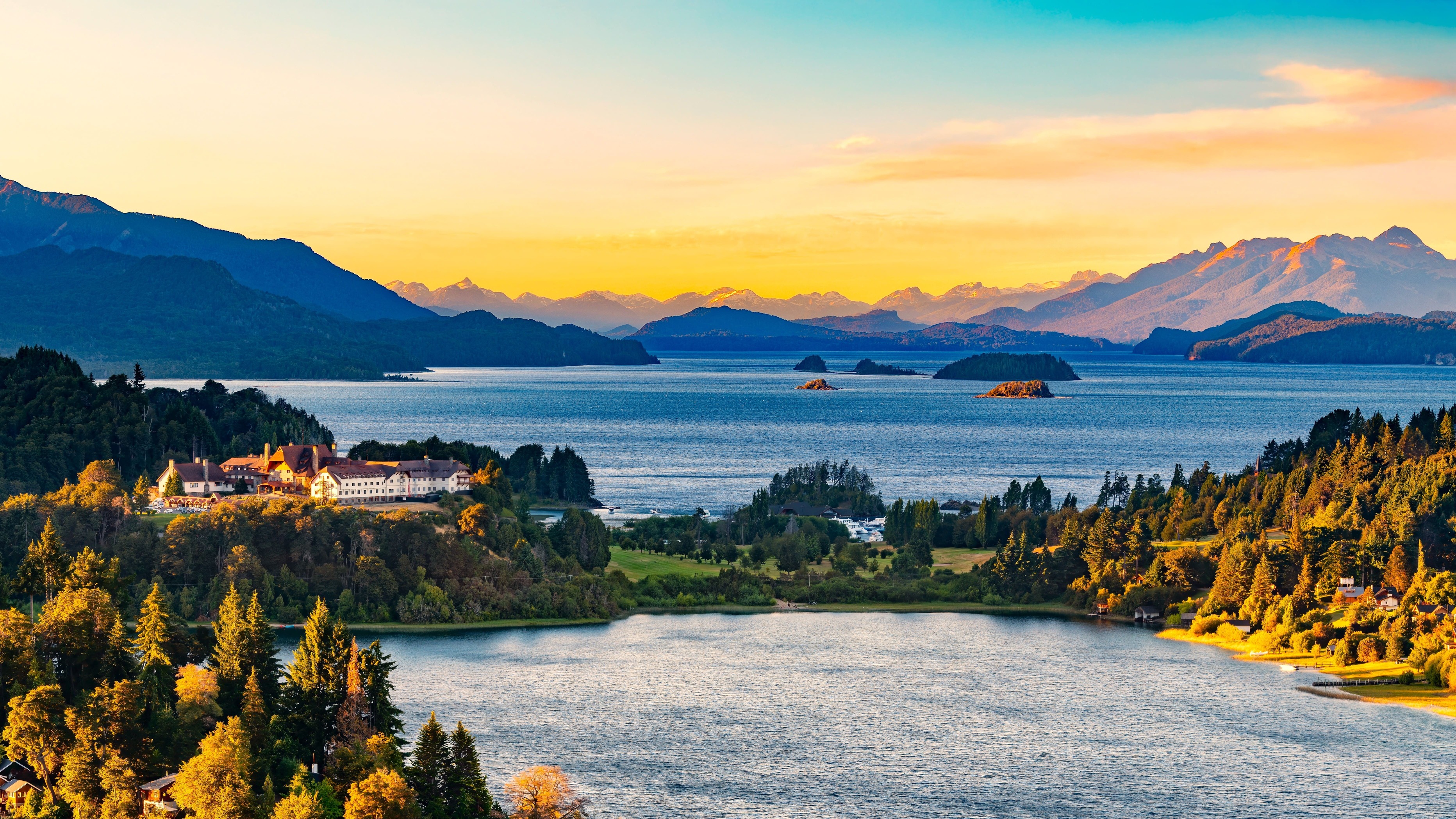 Paysage de la région Patagonie des lacs en Argentine