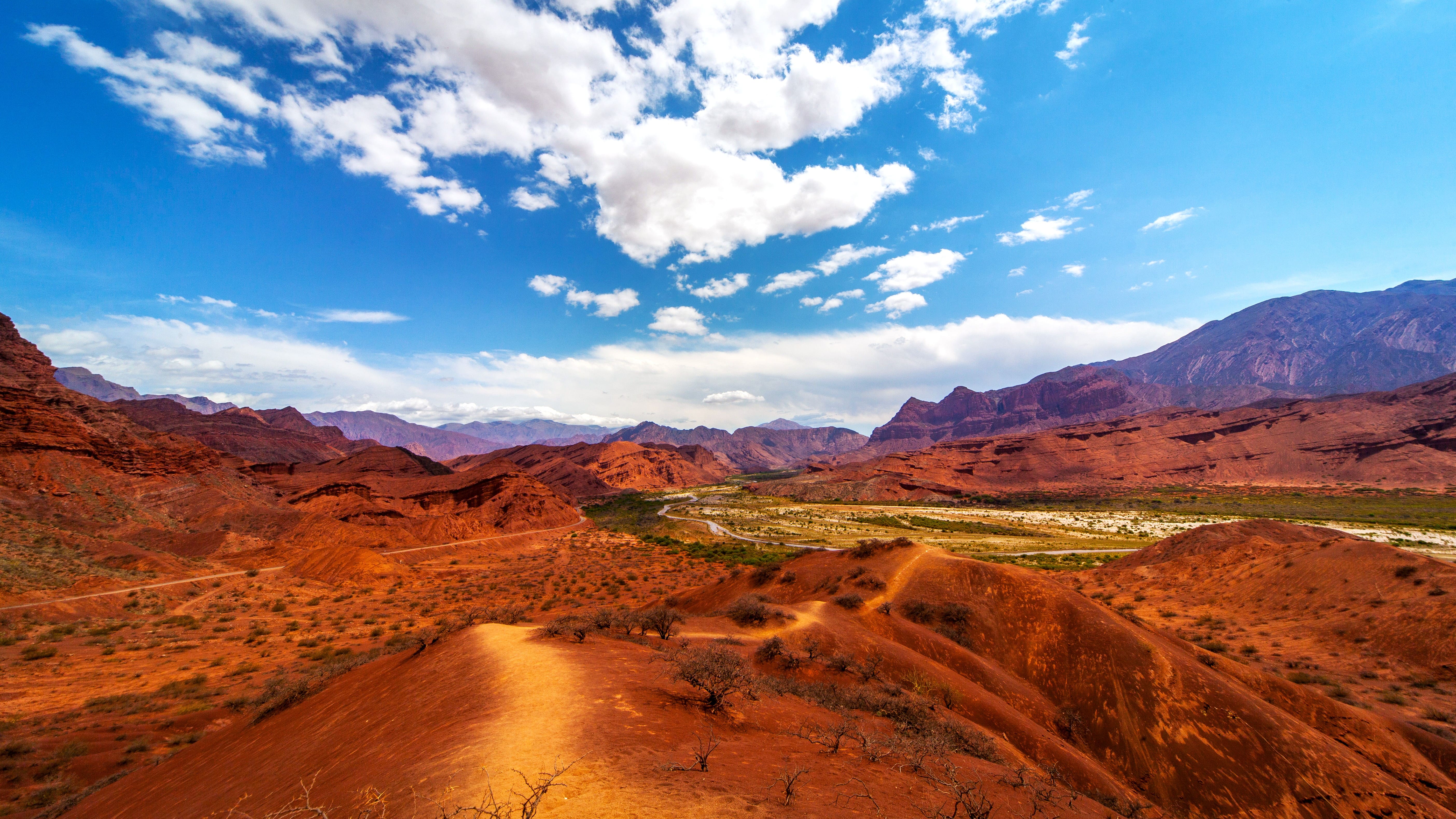 Paysage de la région Nord-Ouest andin en Argentine