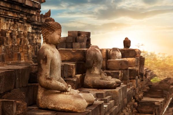 Estatuas de Buda en Borobudur