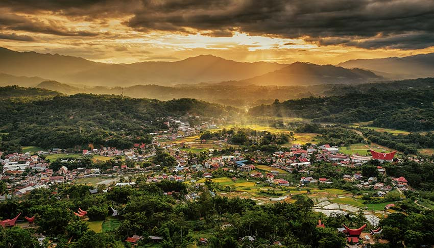Rantepao, capitale du pays Toraja