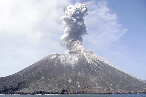 Krakatoa volcano