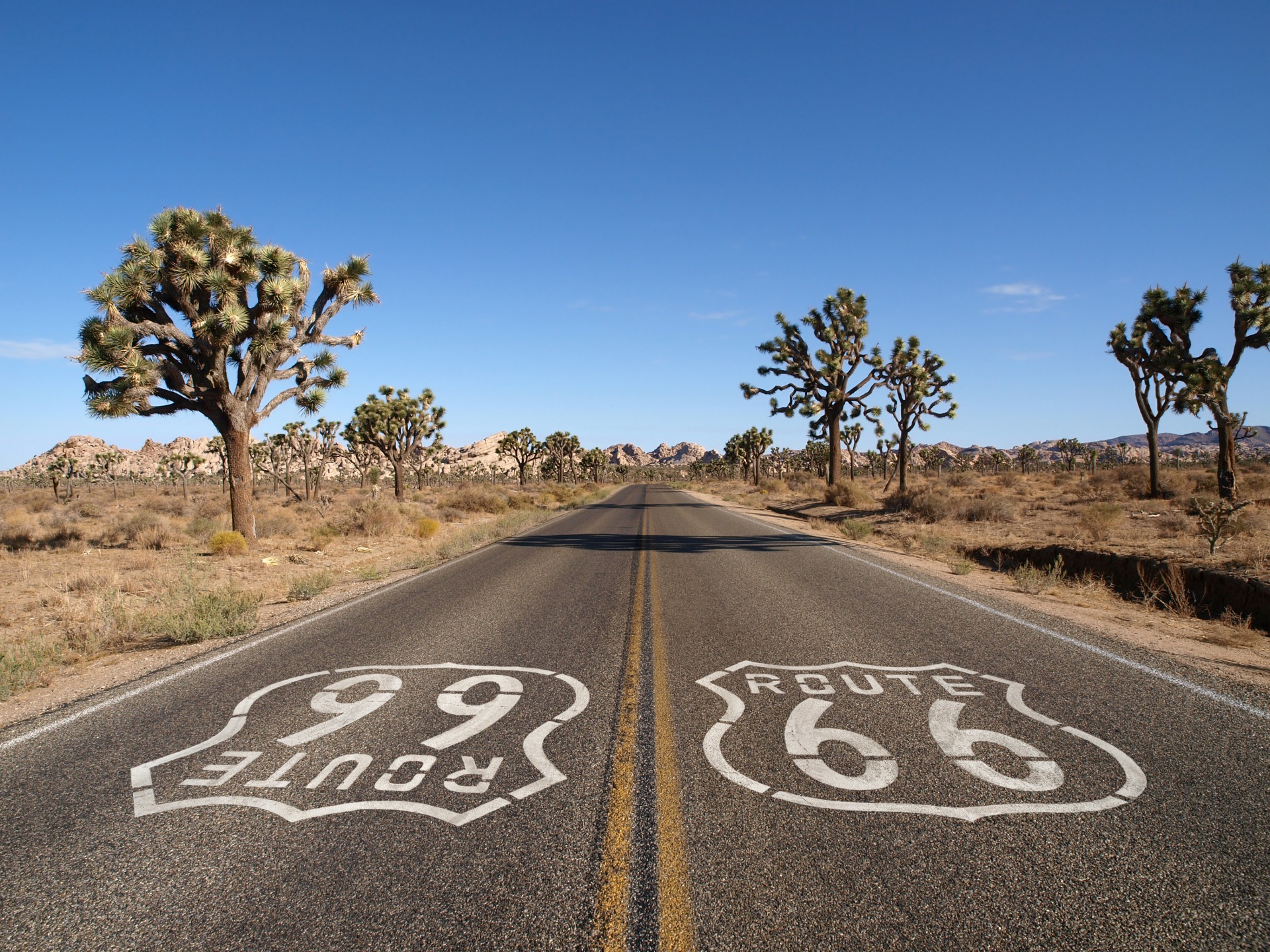 La route US road 66