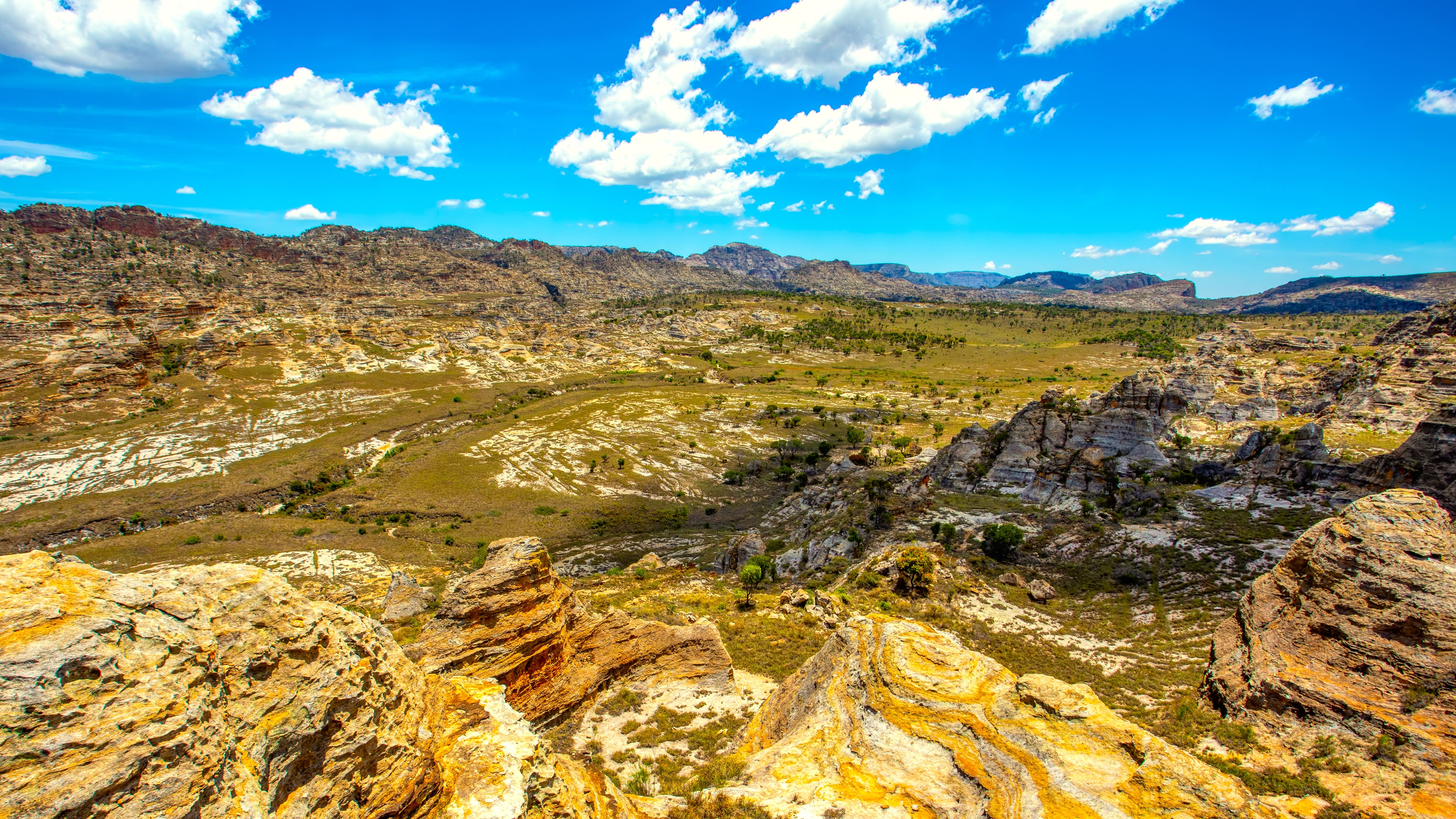 Paysage de la région Grand Sud en Madagascar
