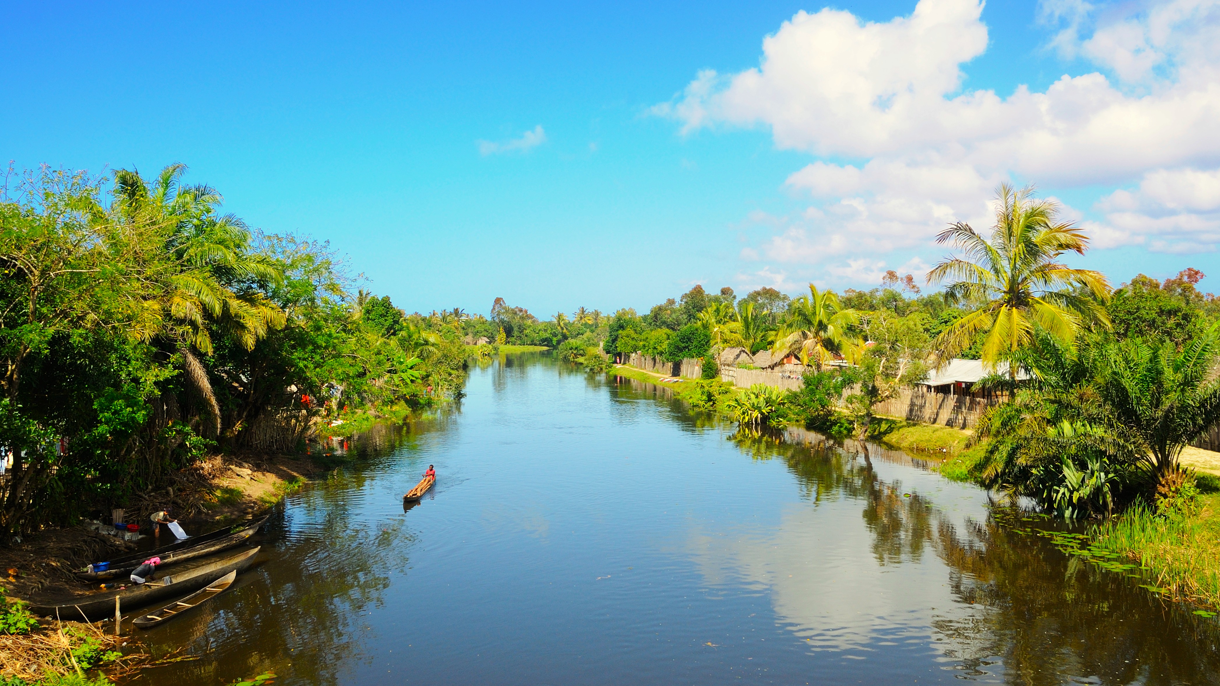 Paysage de la région Est et Sainte-Marie en Madagascar