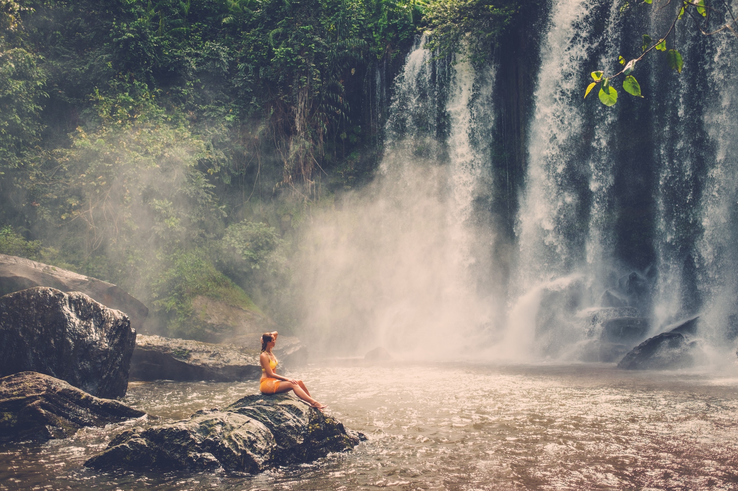 La montagne de Phnom Kulen