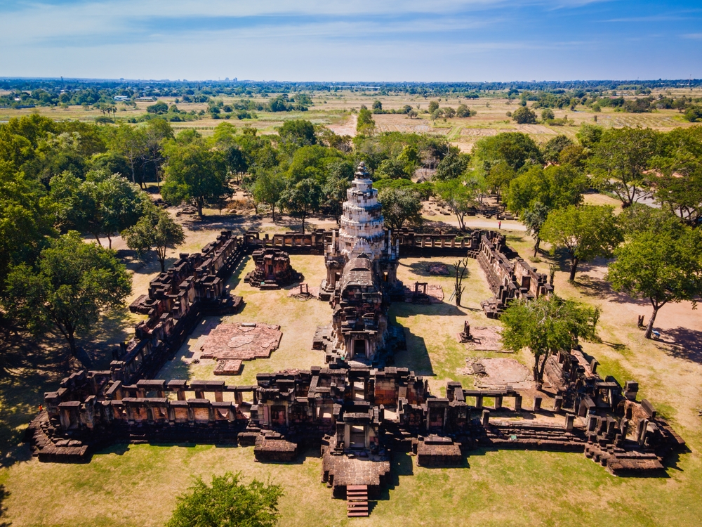 Der Hügel von Wat Phnom