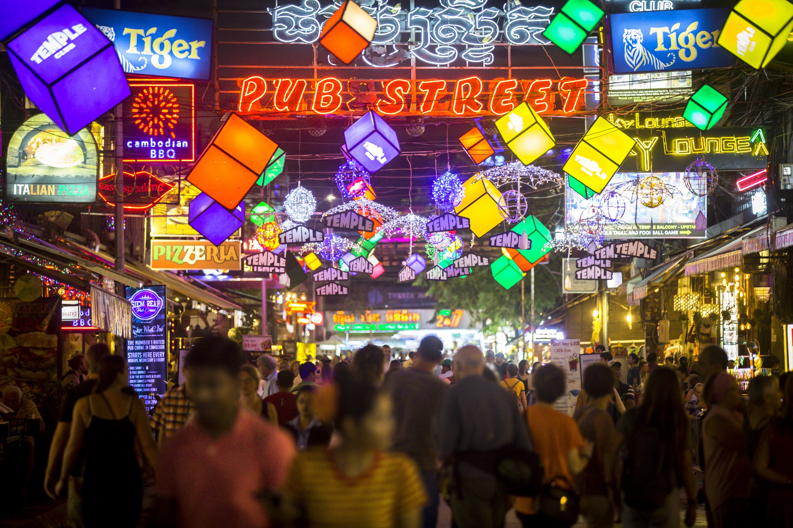 Pub street, la rue de la fête siemreapoise