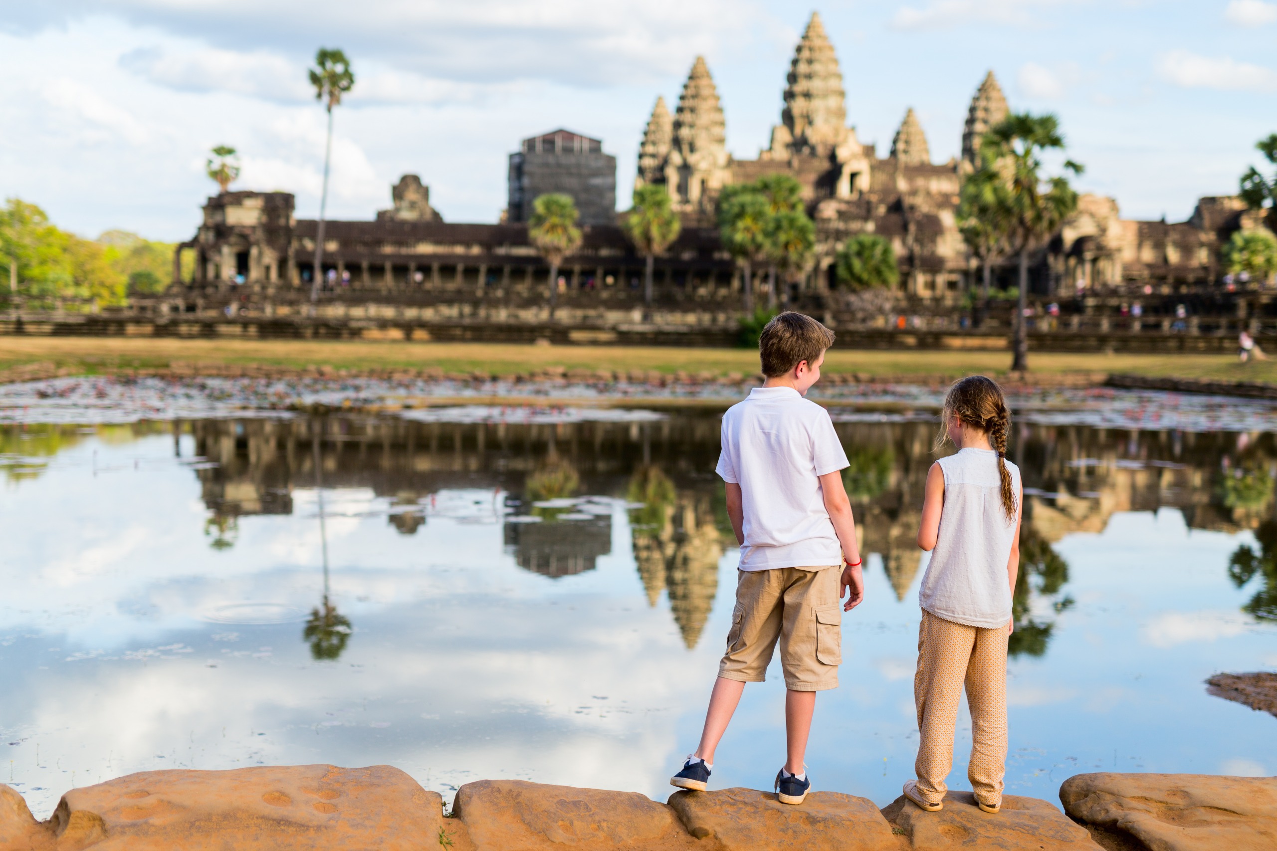 Voyager avec des enfants au Cambodge