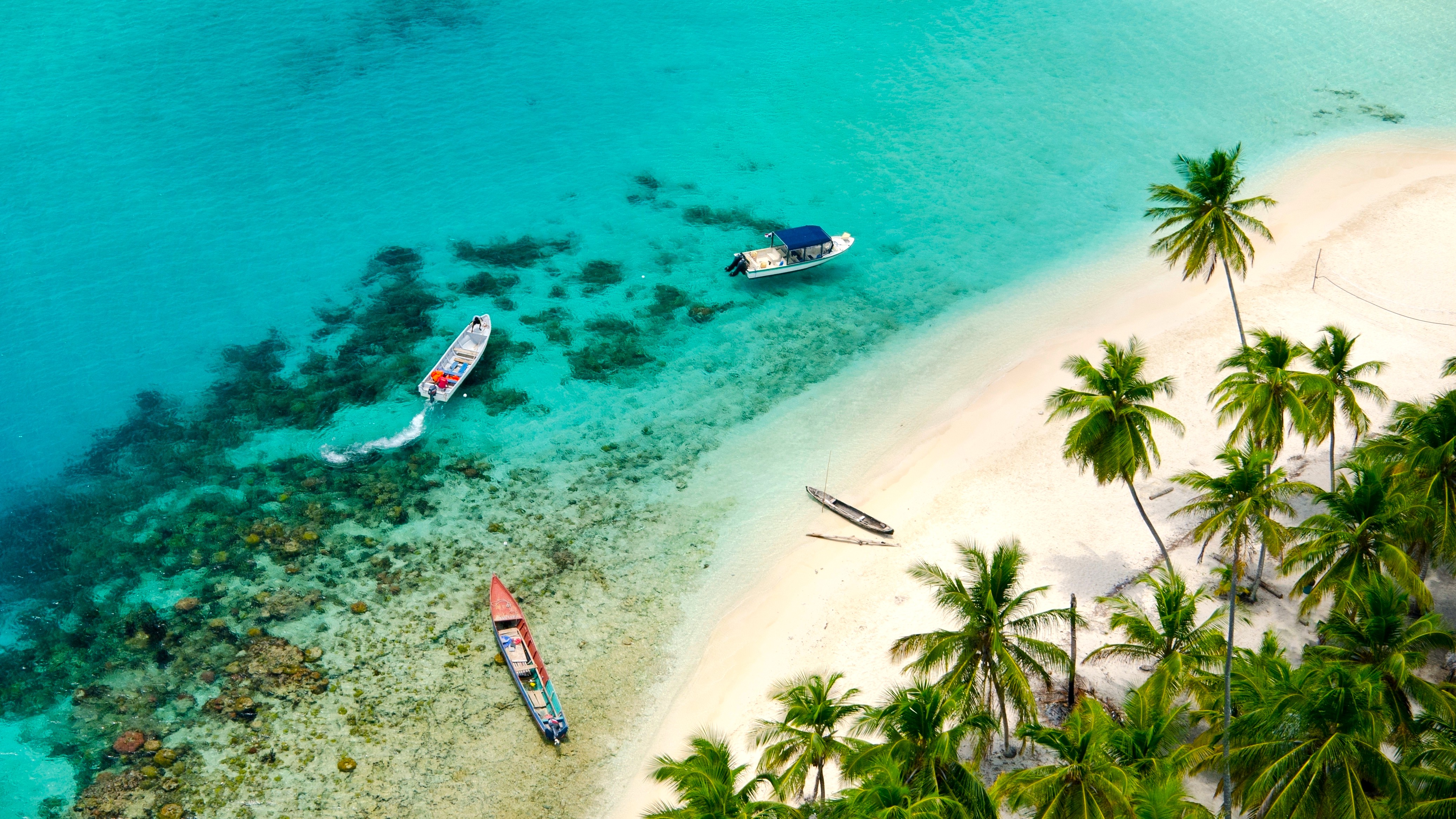 Paysage de la région Guna Yala (San Blas) en Panama