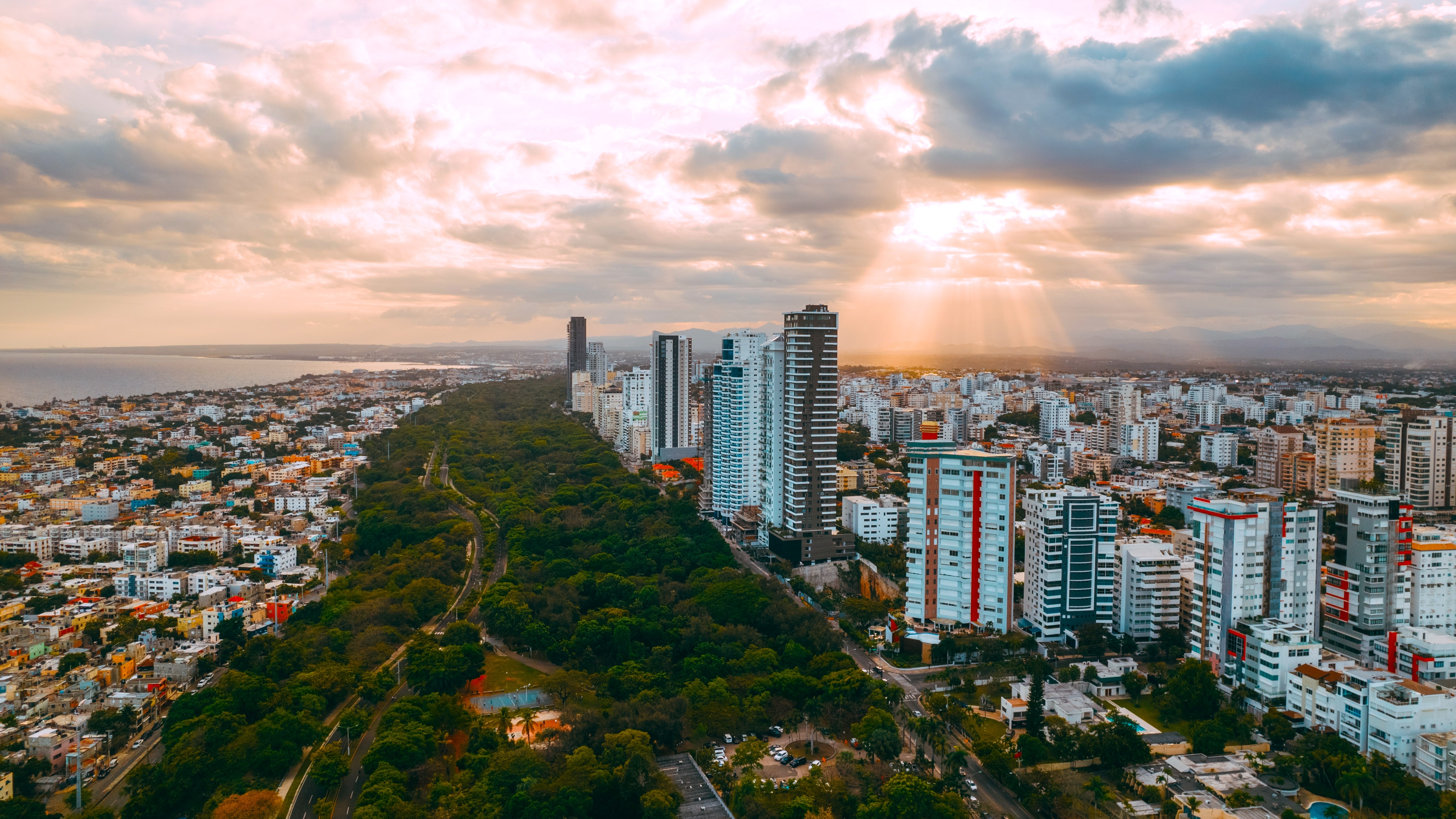 Landscape of the Santo Domingo and Southeast region in Dominican Republic