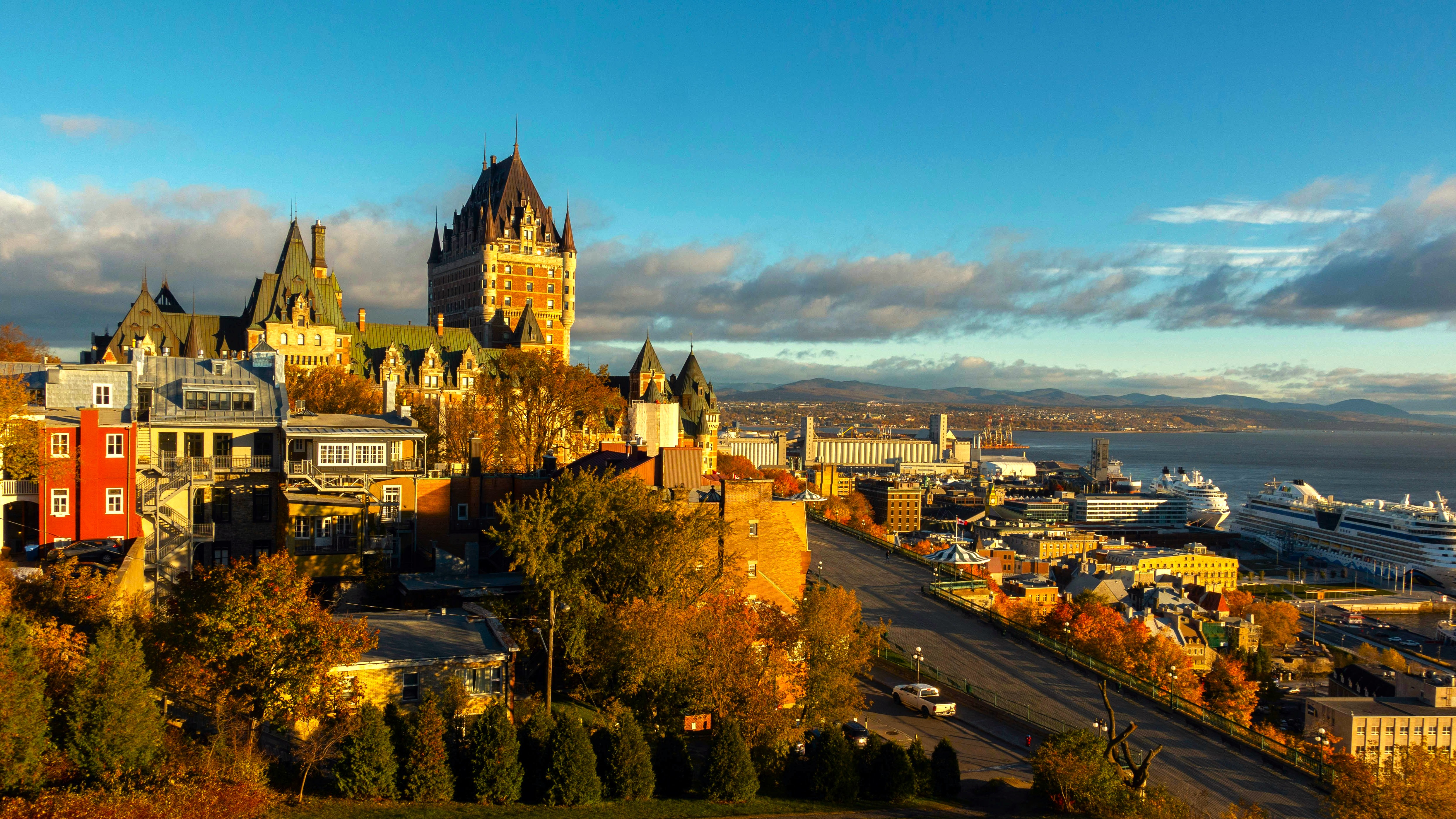 Paysage de la région Québec en Canada