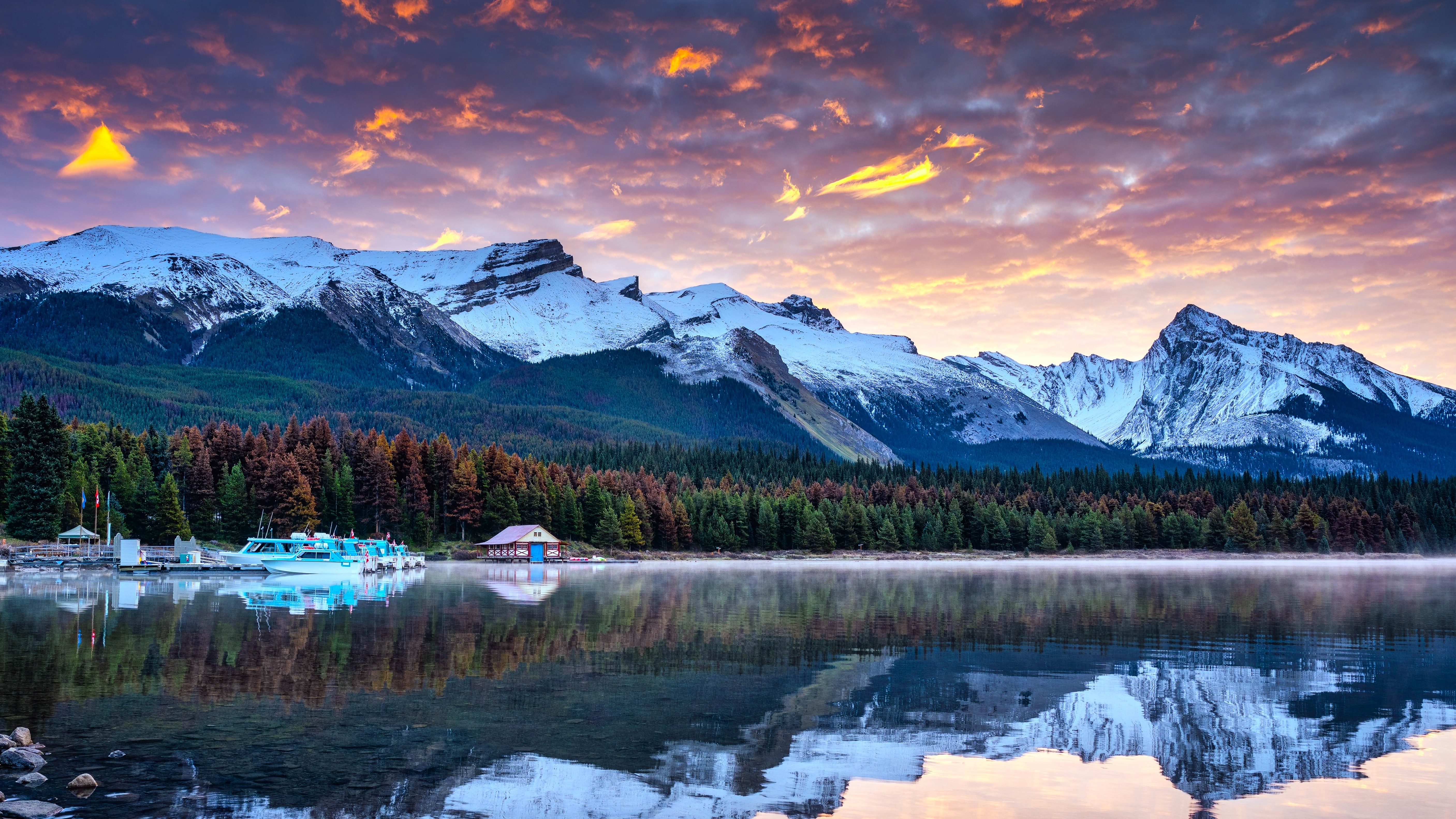 Paysage de la région Rocheuses en Canada