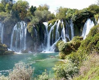 Les chutes de Kravica (Bosnie
