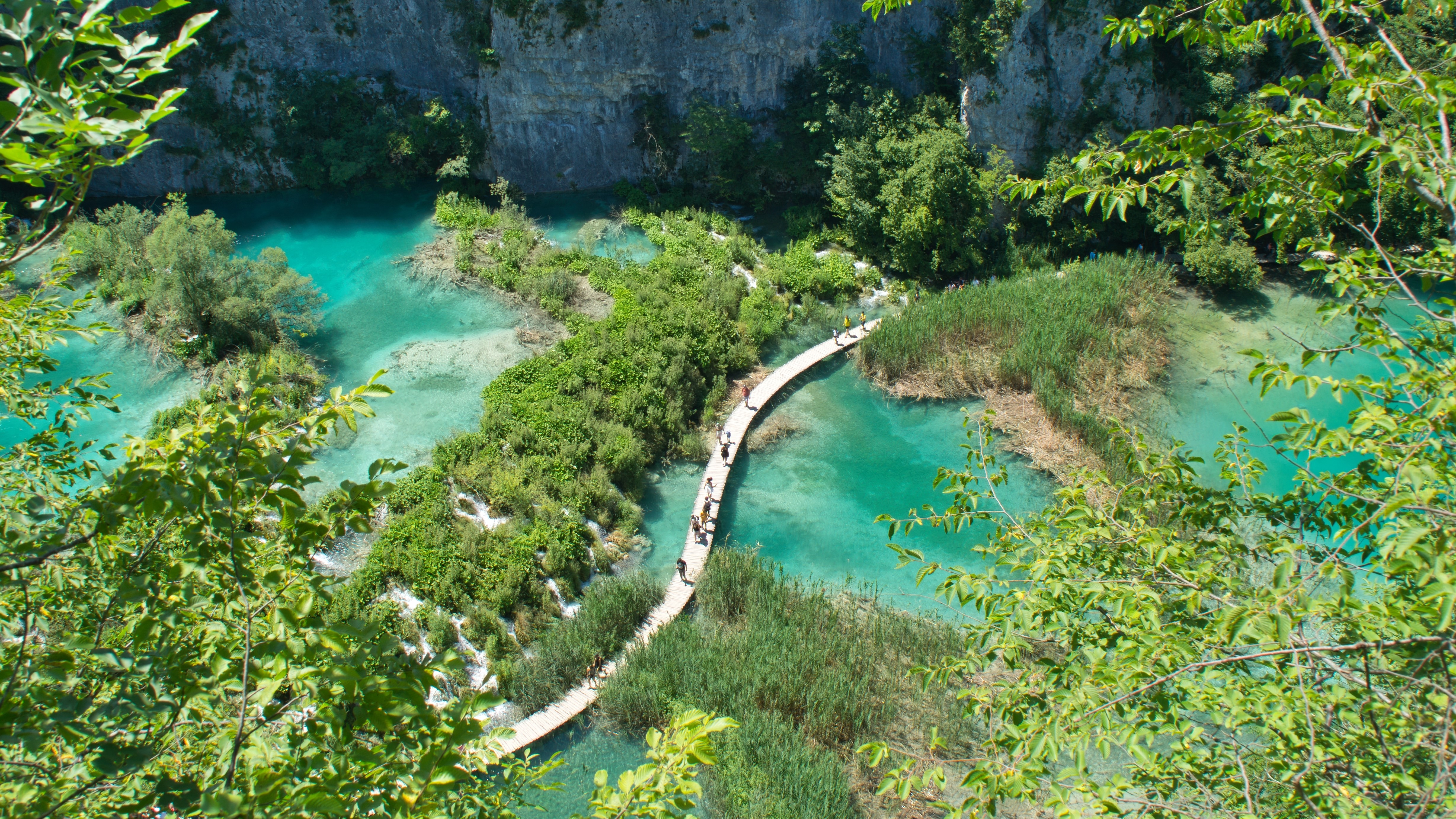 Landscape of the Plitvice and interior karst region in Croatia