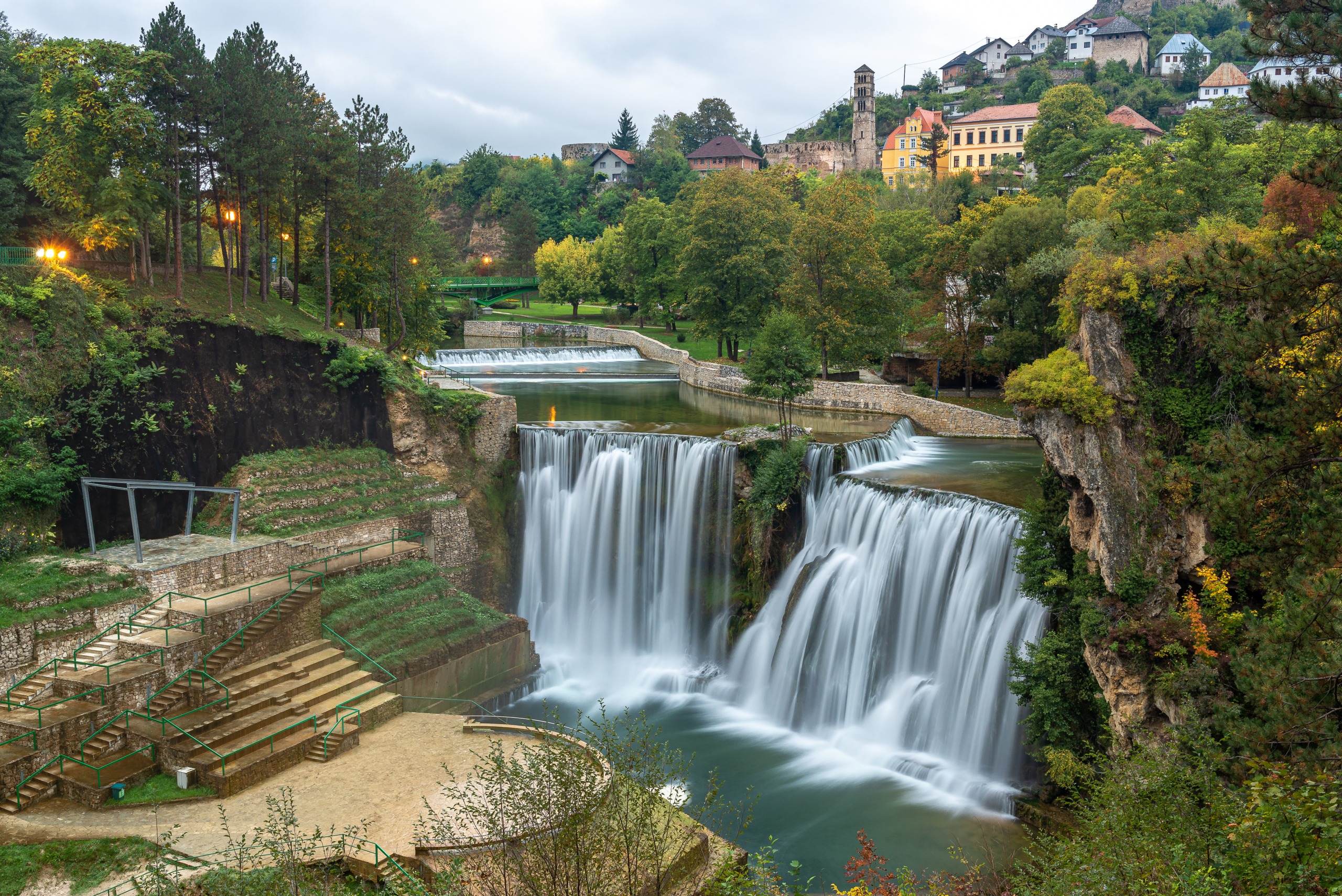 La ville de Jajce