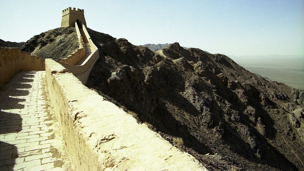 La Grande Muraille à Jiayuguan