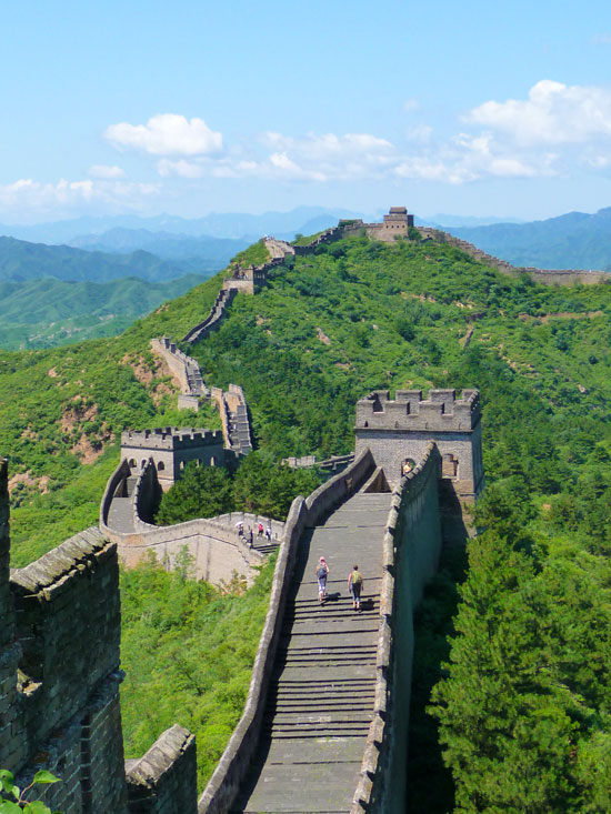 La Grande muraille de Chine à partir de Pékin