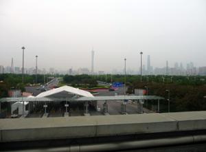 Guangzhou vue de Pazhou Guangzhou vue de Pazhou