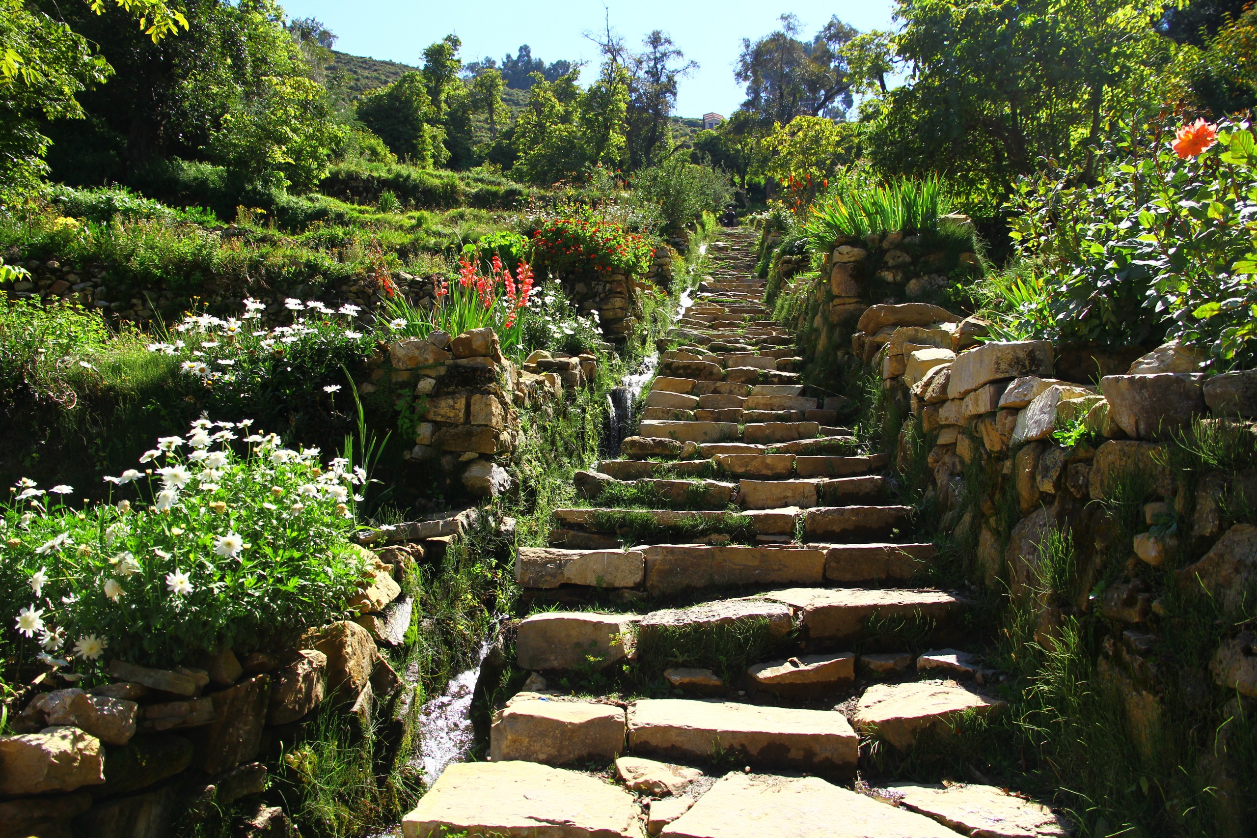L'escalier Inca, lac Titicaca