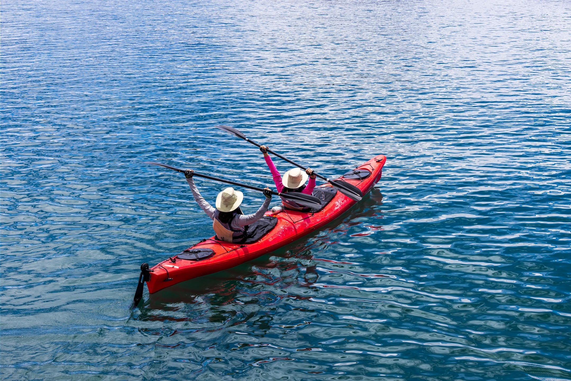 Kayak sur le Titicaca
