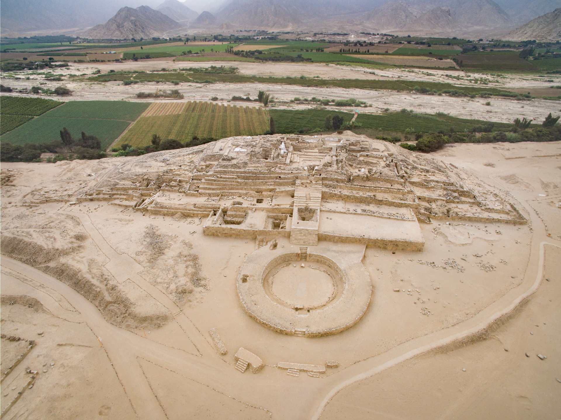 Le site archéologique de Caral au Pérou