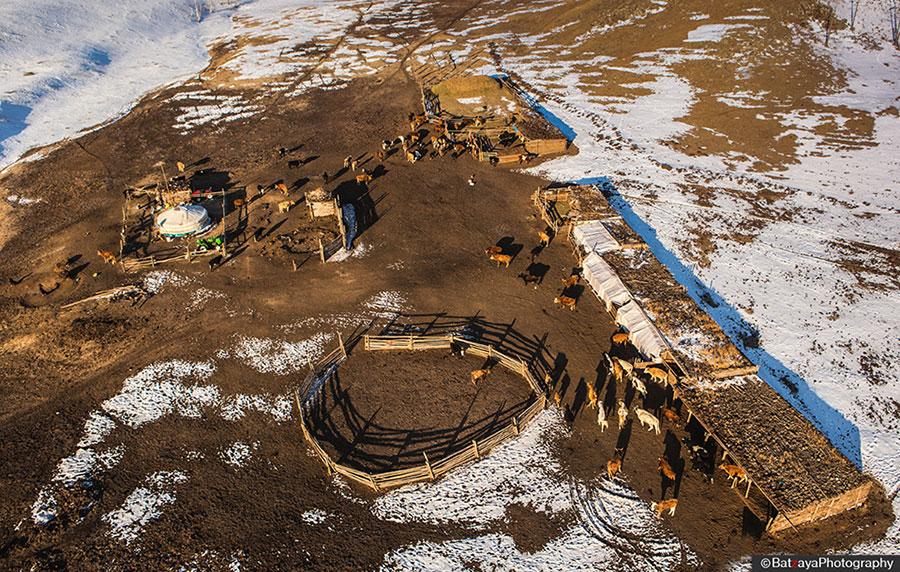 La Mongolie vue du Ciel par Batzaya