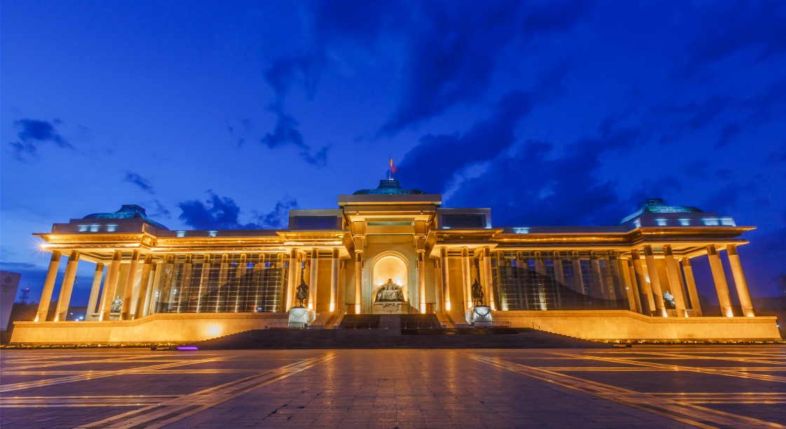Der Sukhbaatar-Platz