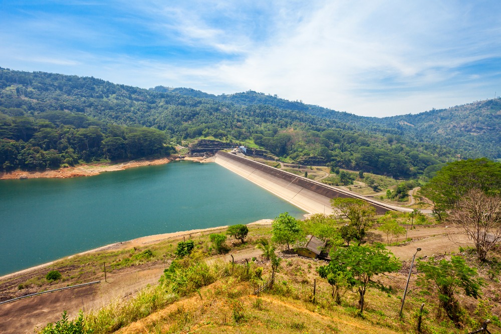 Le réservoir Kotmale