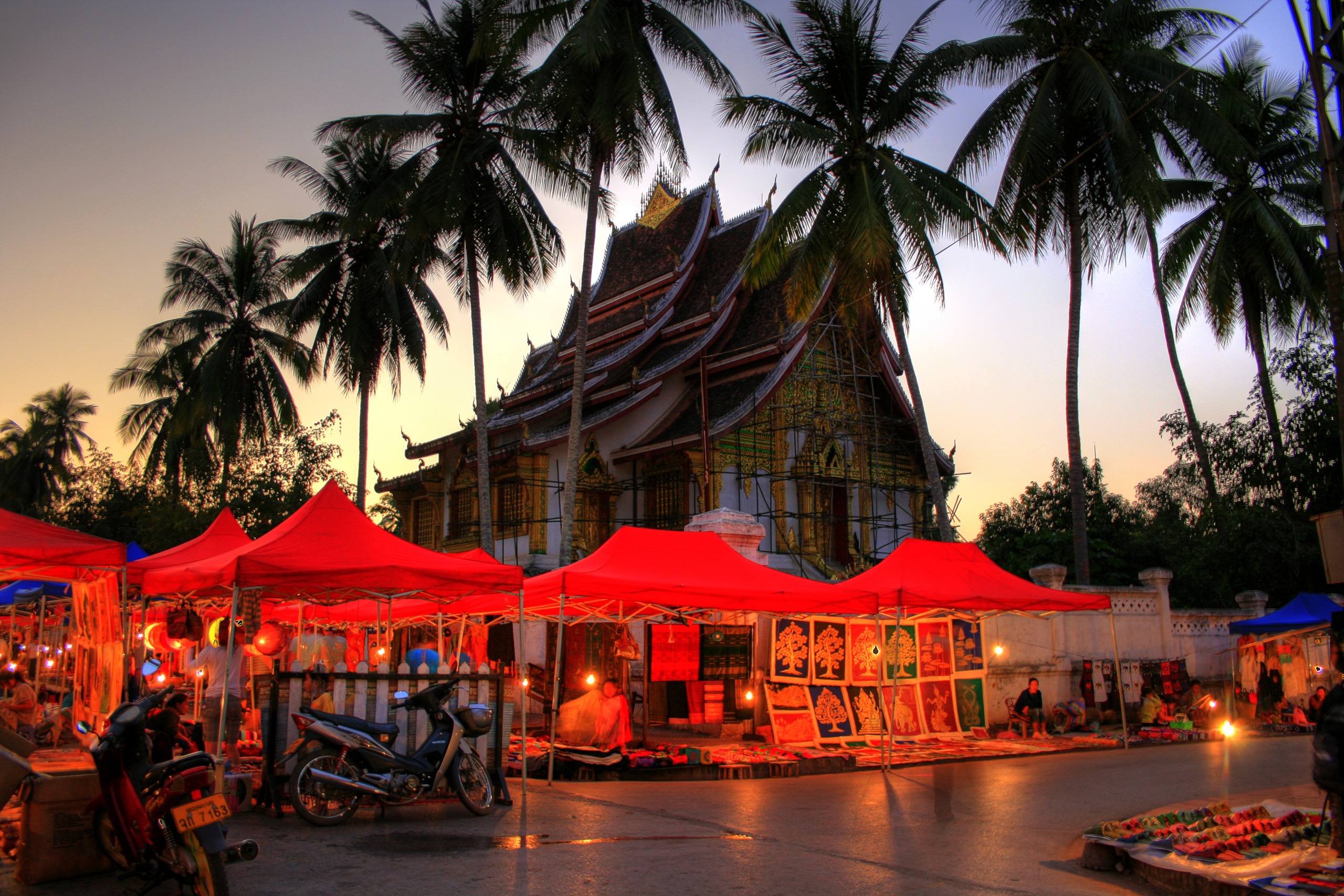 Marché nocturne de Luang Prabang