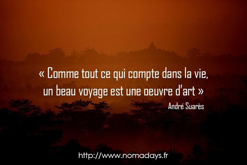 On vous raconte ce qu'est le voyage à travers les plus belles citations